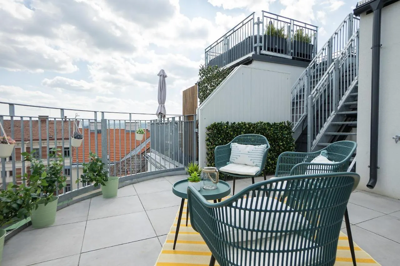 Double Floor Apartment With 2 Terraces On Rooftop Wien
